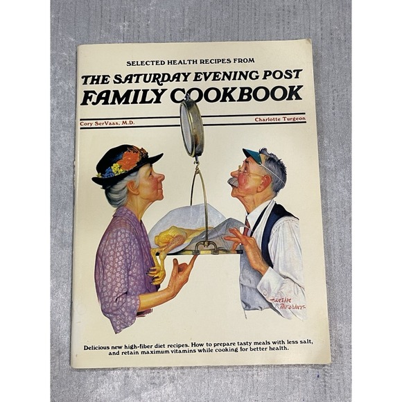 Saturday Evening Post Better Health Family Cookbook VTG Norman Rockwell Mag. - Picture 2 of 8